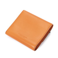 Bottega Veneta Täschchen/Portemonnaie aus Leder in Orange