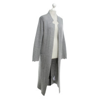 Allude Manteau tricoté en gris
