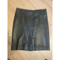 Arma Skirt Leather in Green