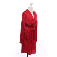 Velvet Dress Viscose in Red