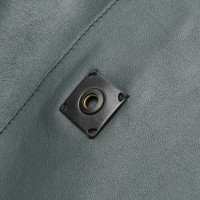 Akris Jacket/Coat Leather in Grey