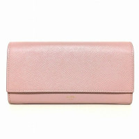 Céline Täschchen/Portemonnaie aus Leder in Rosa / Pink