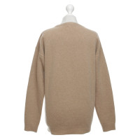 Msgm maglione di lana in marrone chiaro