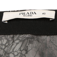 Prada Silk skirt with pattern