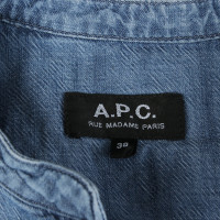 A.P.C. Top en Coton en Bleu