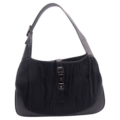 Gucci Jackie Bag in Tela in Nero