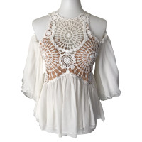 Zuhair Murad Top in romig wit