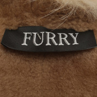 Furry Vest met bontkraag