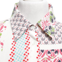 Kenzo Blouse met patroonmix