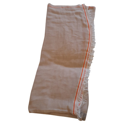 Bruno Manetti Echarpe/Foulard en Coton en Beige