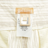 John Galliano Pantalon à la crème