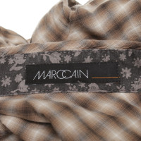 Marc Cain Blouse blouse met ruitjespatroon