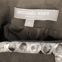 Michael Kors Rok met python lederen elementen