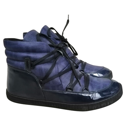 Fendi Ankle boots Canvas in Blue