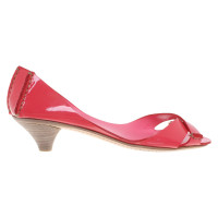 Miu Miu Sandales en Cuir verni en Rouge