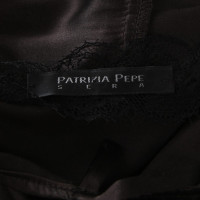 Patrizia Pepe Silk Top in Bruin