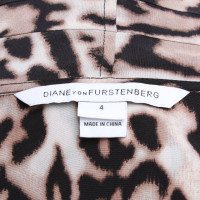 Diane Von Furstenberg Seidenbluse mit Muster