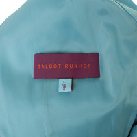 Talbot Runhof Avondjurk in turkoois-blauw