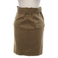 Isabel Marant Skirt Cotton in Khaki
