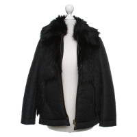L'autre Chose Jacket with faux fur