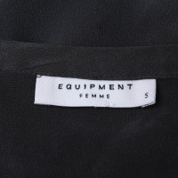 Equipment Blouse chemise en gris foncé