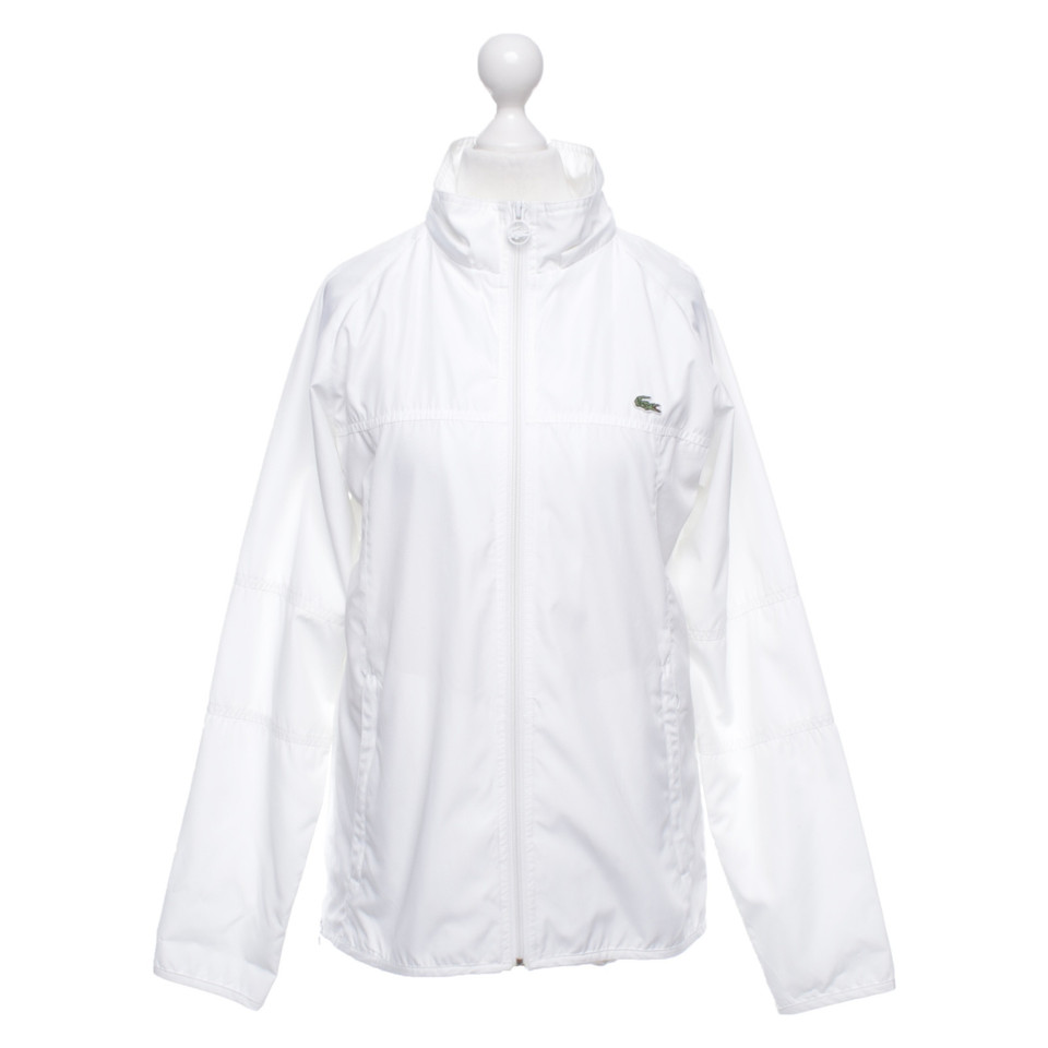 Lacoste Jacke/Mantel in Weiß