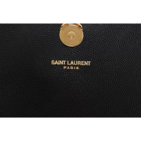 Saint Laurent Kate Toy en Cuir en Noir