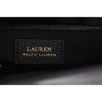 Ralph Lauren Umhängetasche aus Leder in Schwarz