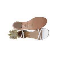 Aquazzura Sandals Leather in White