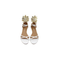 Aquazzura Sandals Leather in White