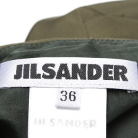 Jil Sander Silk skirt in green