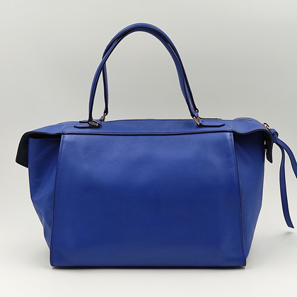 Céline Ring Bag Leer in Blauw
