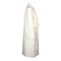 Nina Ricci Jacke/Mantel aus Wolle in Weiß