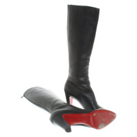 Christian Louboutin Leather boots in black
