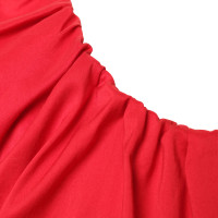 Hugo Boss Rotes Kleid mit Tailliengürtel