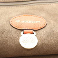 Mulberry Handtasche aus Leder in Orange