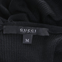 Gucci Oberteil aus Seide in Schwarz
