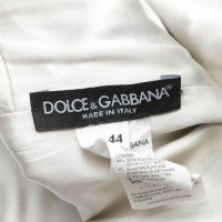 Dolce & Gabbana Kleid aus Seide in Weiß