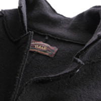 Belstaff Jacke/Mantel aus Wolle in Schwarz