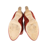 Chloé Stiefel aus Leder in Rot