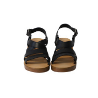 A.P.C. Wedges Leather in Black