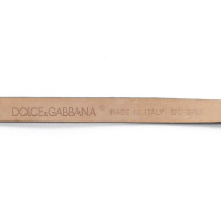 Dolce & Gabbana Gürtel aus Leder in Braun