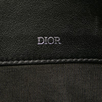 Christian Dior Clutch aus Canvas in Schwarz