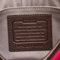 Coach Shoulder bag Leather in Pink