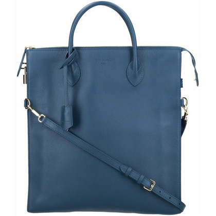 Louis Vuitton Handtasche aus Leder in Blau