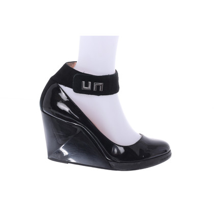United Nude Wedges Patent leather in Black