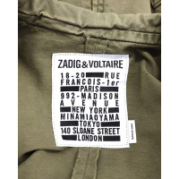 Zadig & Voltaire Jas/Mantel Katoen in Groen