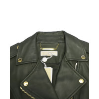 Michael Kors Jacket/Coat Leather in Green