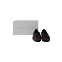 Manolo Blahnik Slippers/Ballerinas Leather in Black