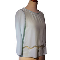 Claudie Pierlot Silk blouse in Mint